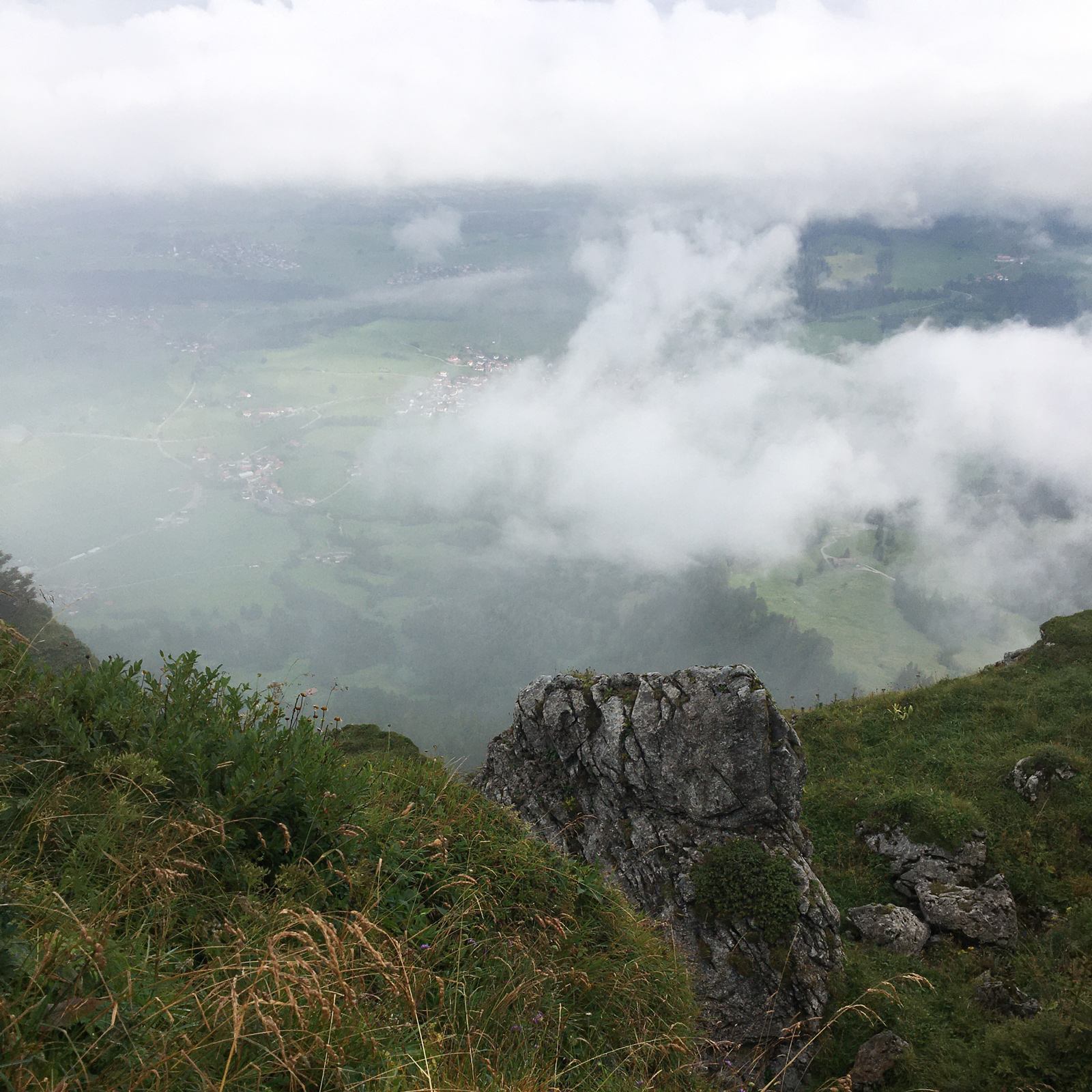 Blick vom Gipfel in Richtung Norden